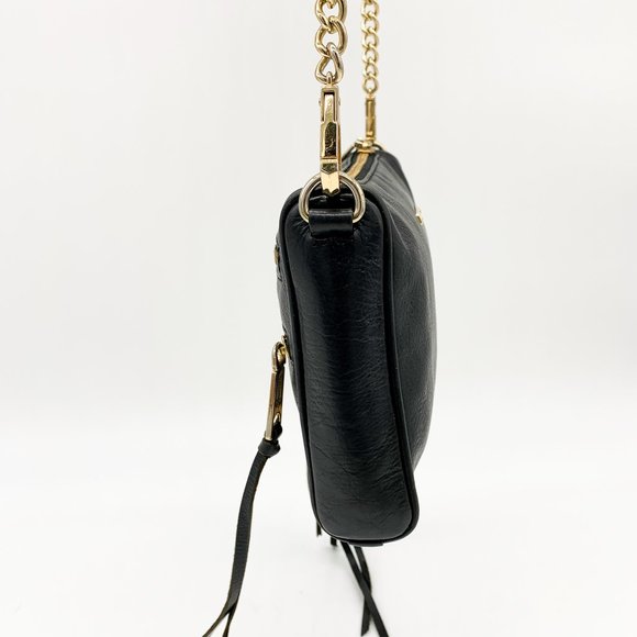 REBECCA MINKOFF Mini 5 Zip Leather Crossbody Bag - Picture 2 of 9